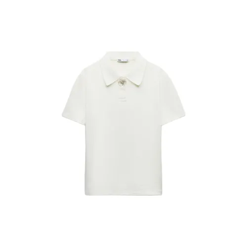 ZARA T-Shirts Women's White