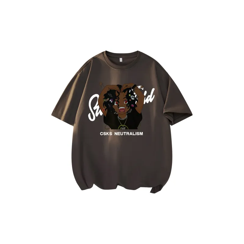 CSKS Drop Shoulder Sleeve T-Shirt Unisex-36