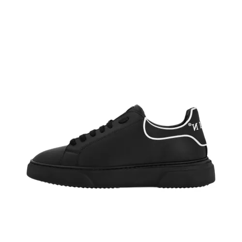 PHILIPP PLEIN Skateboard Shoes Unisex Low-Top Black