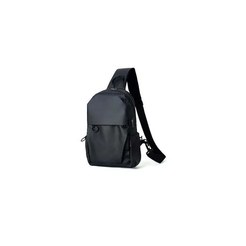 ROSEROOEN Oxford Sling Bag, Shoulder Bag, Crossbody Bag Regular Men's Black-2
