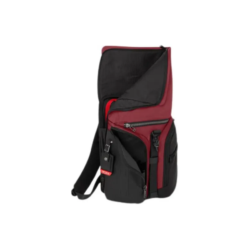 TUMI Alpha Bravo Nylon Backpack Men's Desert Red-5
