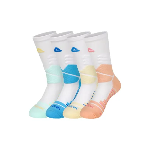PEAK Basketball Socks Unisex 4 Pack
