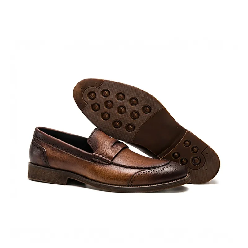 Bansley Dress Shoes Men Low Top Black/Brown/Coffee-16
