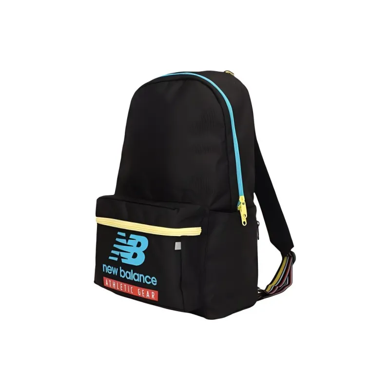 New Balance Fabric Laptop Backpack Regular Unisex Black Blue-1