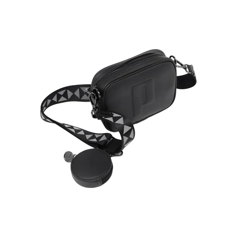 PUMA Synthetic Leather Combo Bag Camera Bag Shoulder Bag Crossbody Bag Regular Women's Black-4