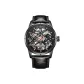 Black Case Black Leather Strap