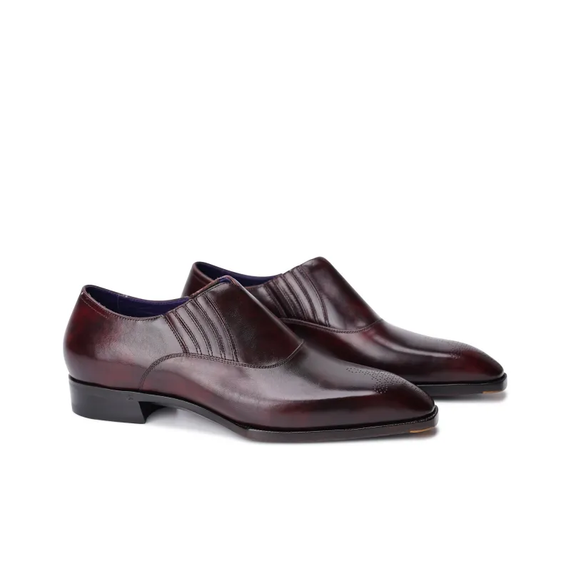 Kitamachi Long Whale Sucking River Lazyman Dress Shoes Men's-16