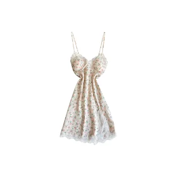 Flowers In Water Nightgown Women's Pink Dandelion