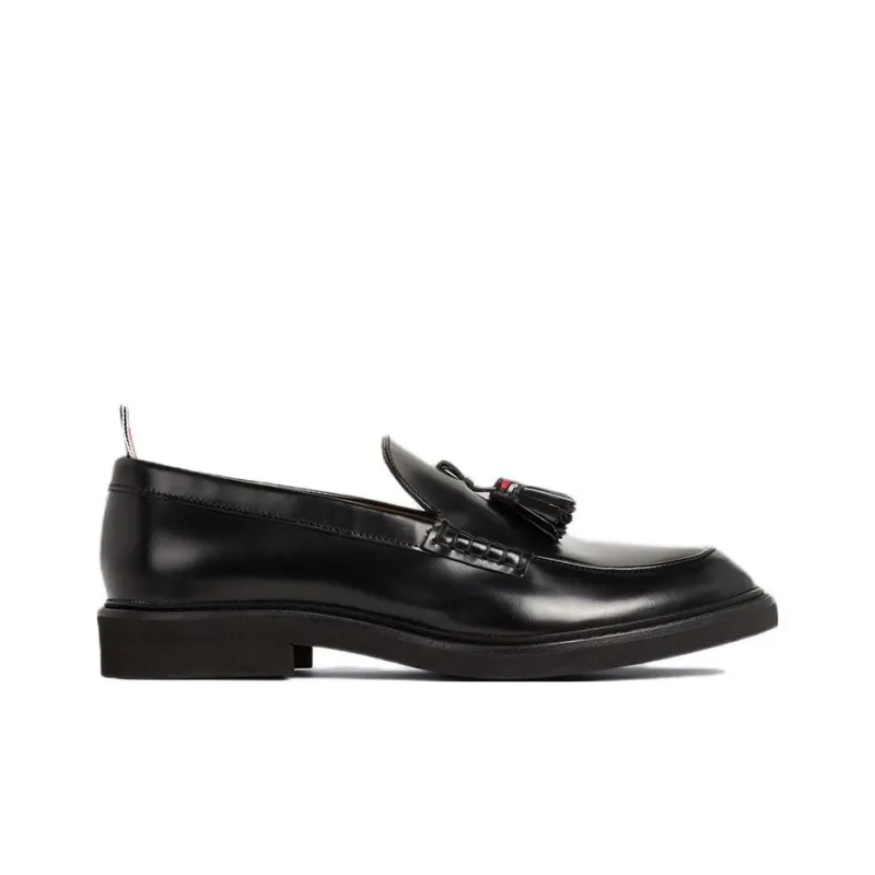 THOM BROWNE Round Toe Slip-On Loafers Women's-1