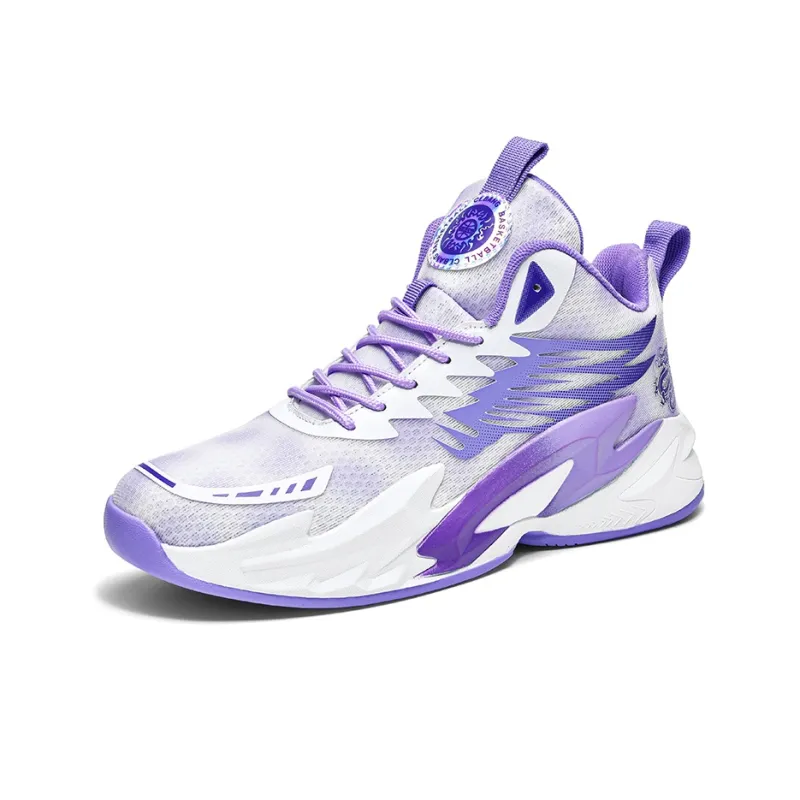 MUSNODO Cushioning, Slip Resistant, Abrasion Resistant, Breathable, Coverage, Rebound Mid Top Basketball Shoes Unisex-1