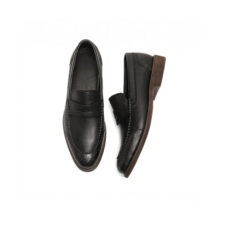 Bansley Dress Shoes Men Low Top Black/Brown/Coffee-3