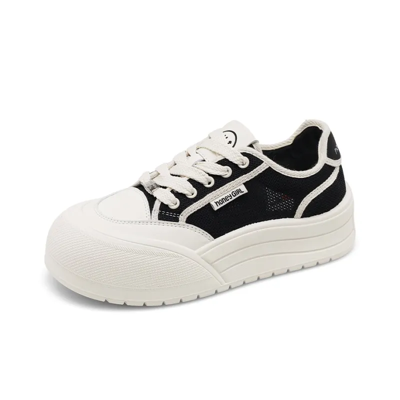 Honey GIRL Lightweight And Breathable Low-Top Skateboard Shoes Women's-3
