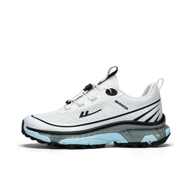 Warrior Durable Breathable Low Top Outdoor Shoes Men's White-0