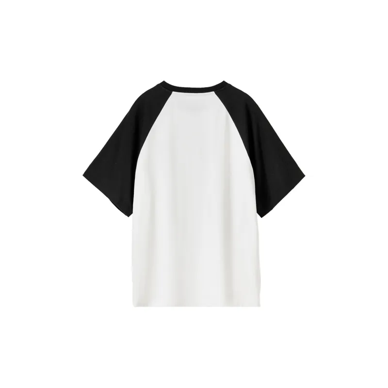 SENTUBILA T Shirts Women's Black/White-1