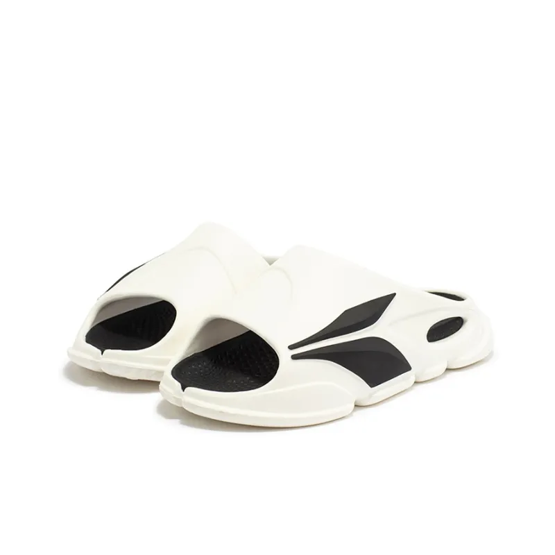 361° Flying Standard Slip Resistant Slide Slippers Women's White Black-2