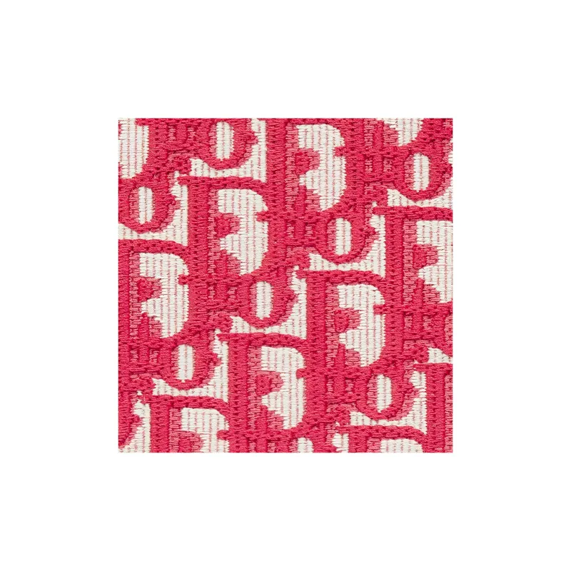 DIOR BookTote Embroidery Tote Bag Shopping Bag Handbag Women's Candy Color Cranberry Red-3