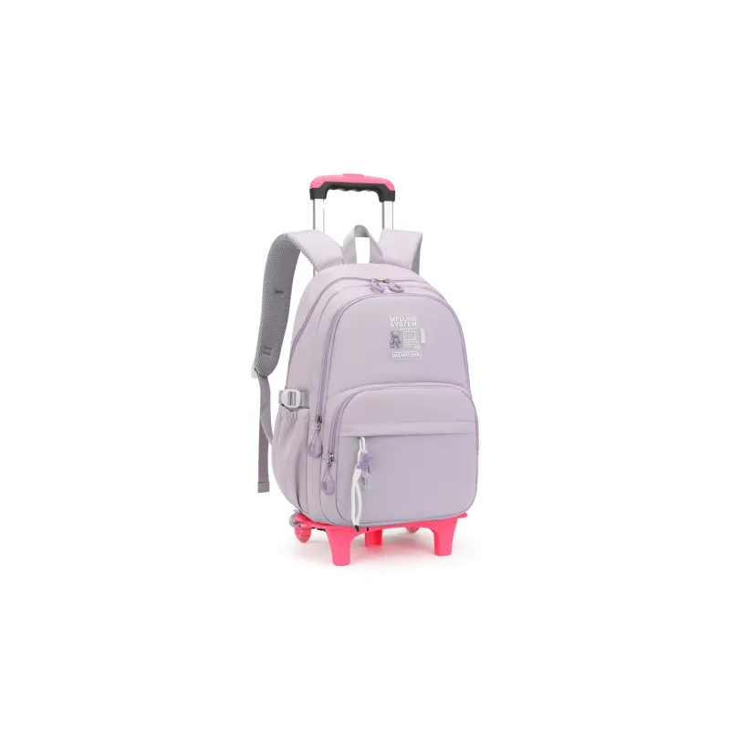 Natural Fish Nylon Backpack Regular Pink Purple Blue Black Gray Blue-0