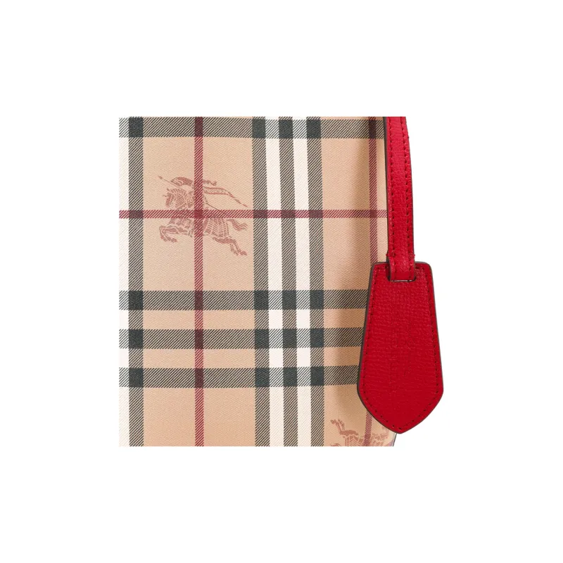 Burberry Cow Leather Bucket Bag, Shoulder Bag, Crossbody Bag Regular Women's Red-8