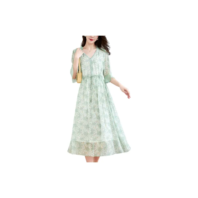 To The West Long Sleeved Dresses Women's-1