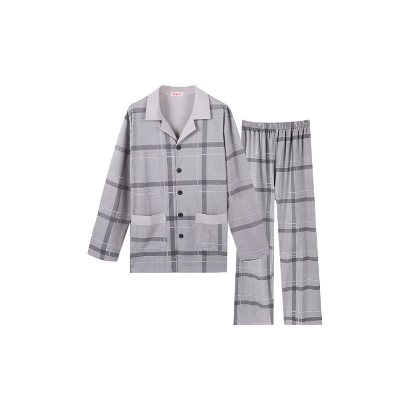 H YXIANG Men Pajama Sets-0