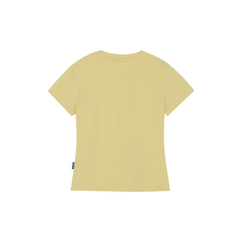 AGXS T Shirts Women's Yellow-1