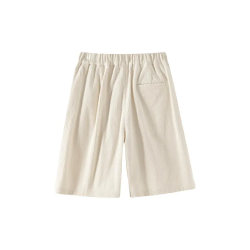 Hacikis Casual Shorts Women's Cotton White-1