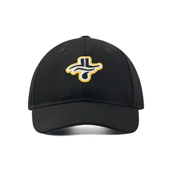 Palladium X Jeremy Lin Co titled Series Polyester Baseball Caps Unisex Lead Black