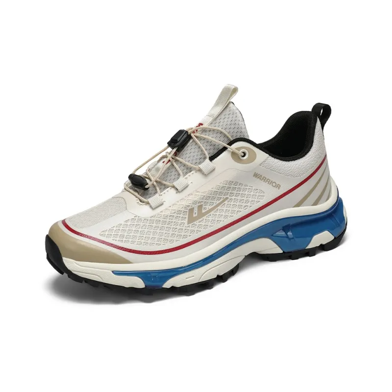 Warrior Durable Breathable Low Top Outdoor Shoes Men's Beige-1