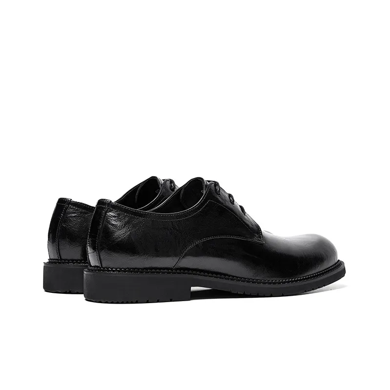 Hautton Jeans Dress Shoes Men's Black-2