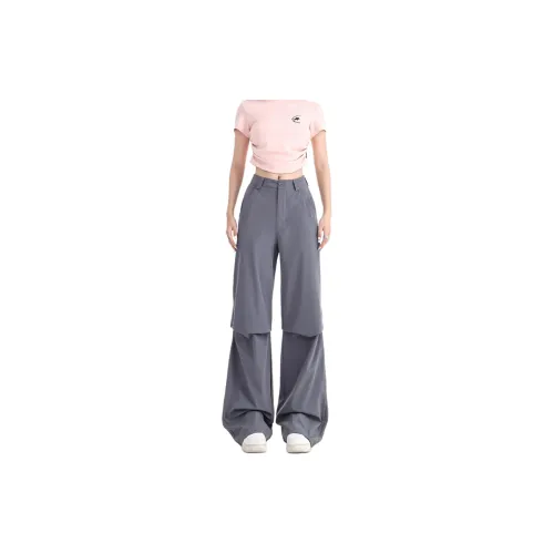 ONE MORE＊ Cargo Pants Women's Light Gray