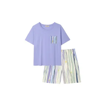 AUTUMNDEER Pajama Set Women's Lavender