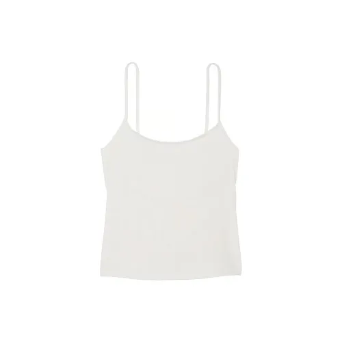 Victoria's Secret Tank Tops Women's White Pointelle/White