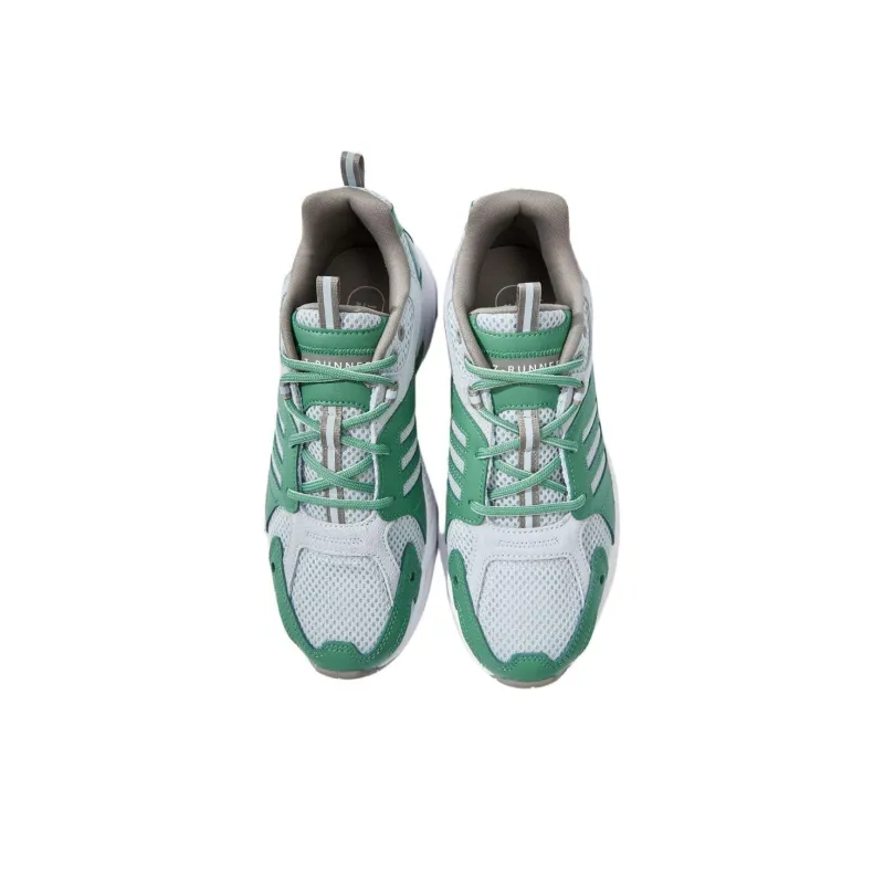 Adidas Neo JZ Runner Anti Slip Wear Resistant Low Top Casual Shoes Unisex White Green-3