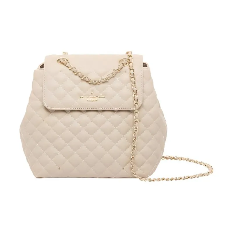 PAULS BOUTIQUE Artificial Leather Backpack Women's Taupe-0