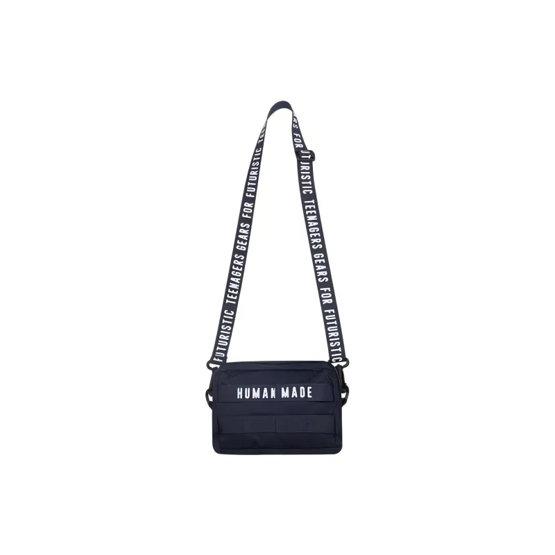 HUMAN MADE Nylon Shoulder Bag, Crossbody Bag Regular Unisex Marine Blue-0