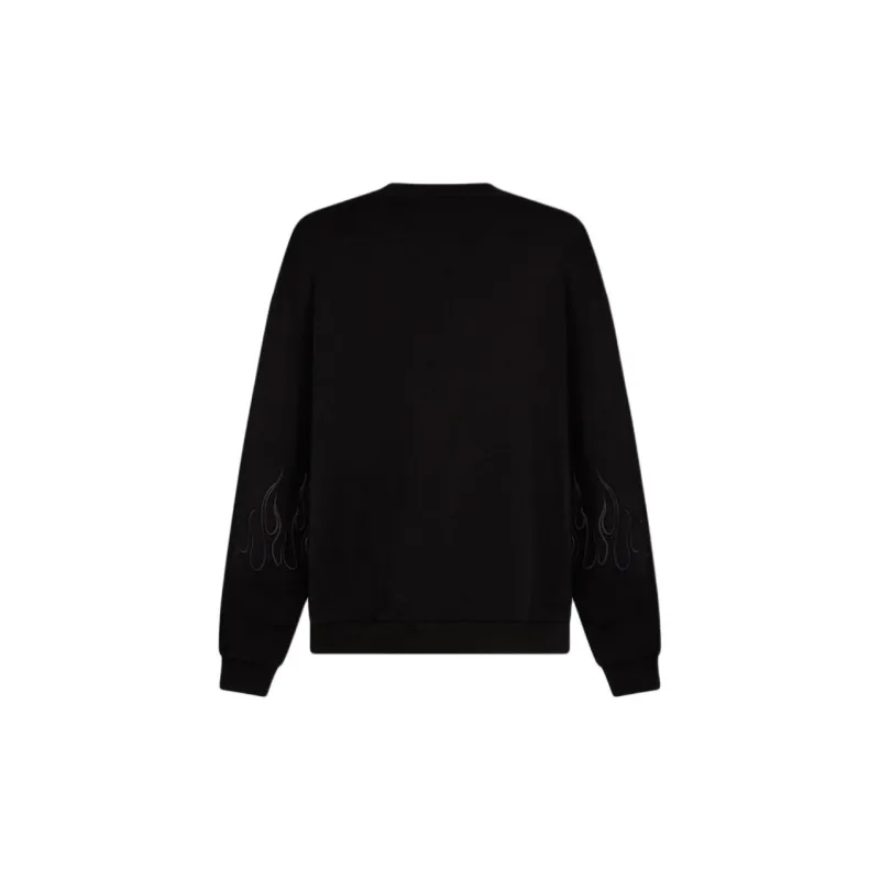 Vision Of Super Logo Embroidered Crewneck Jumper-1