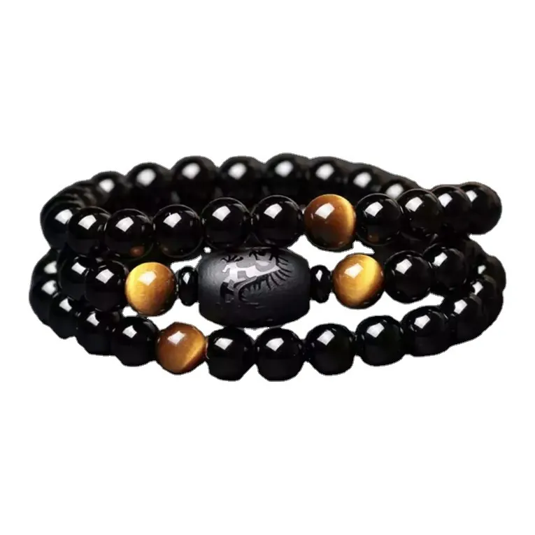 JONNY MOORE Obsidian Bracelets Men's-0