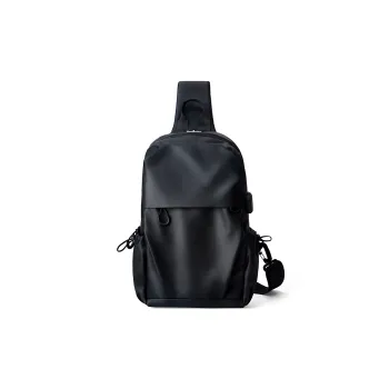 ROSEROOEN Oxford Sling Bag, Shoulder Bag, Crossbody Bag Regular Men's Black