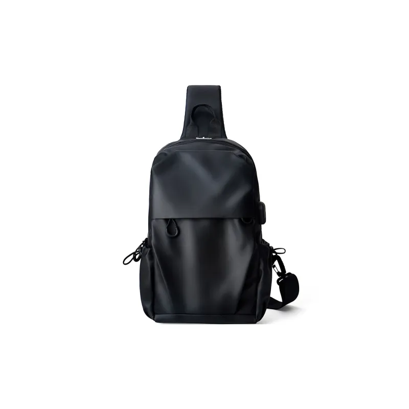ROSEROOEN Oxford Sling Bag, Shoulder Bag, Crossbody Bag Regular Men's Black-0
