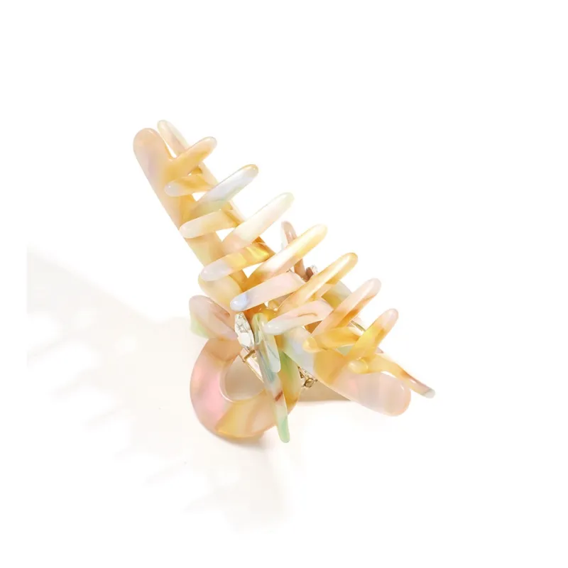 CAROMAY Acetate Plate Hair Clips Women's-2