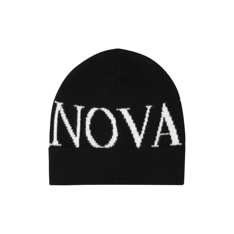 Valentino Logo Intarsia Beanie-1