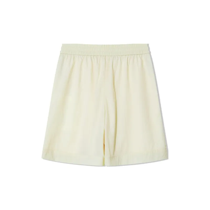 COVERINS Casual Shorts Women's Light Yellow-1