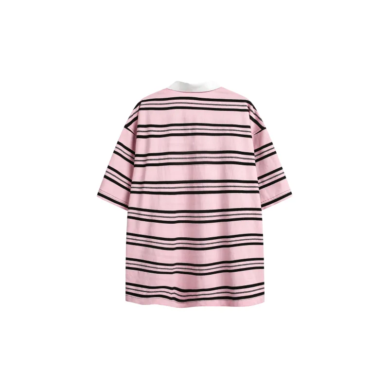 FEAROM Polo Shirts Unisex Coral-1