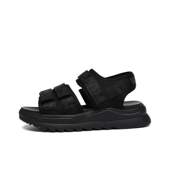 HUNU Beach Sandals Men Black