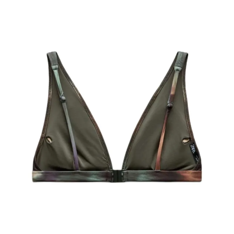 ZARA Bikinis Women's Green-1