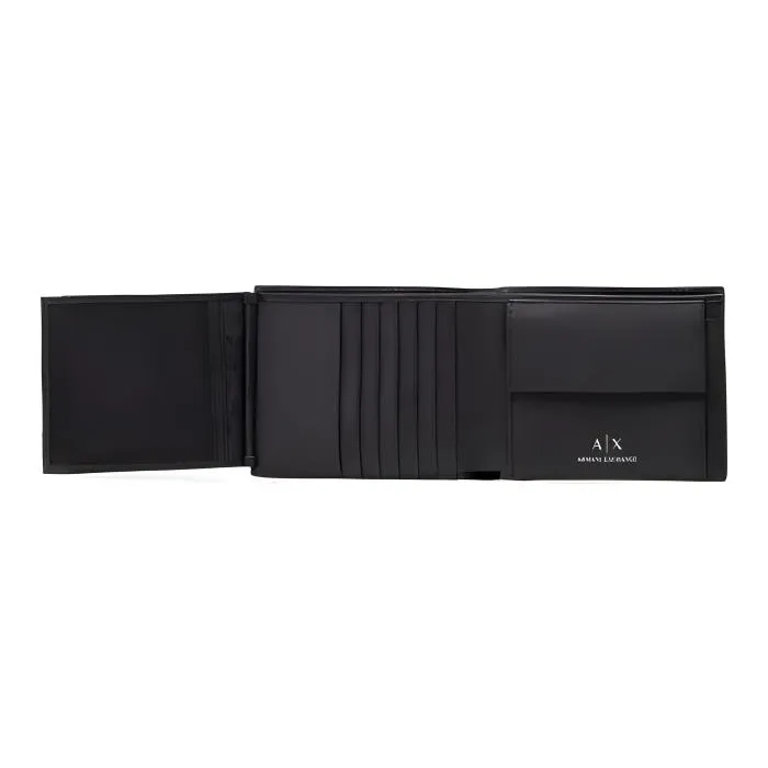 ARMANI EXCHANGE Cow Leather Wallet Men's Black-3