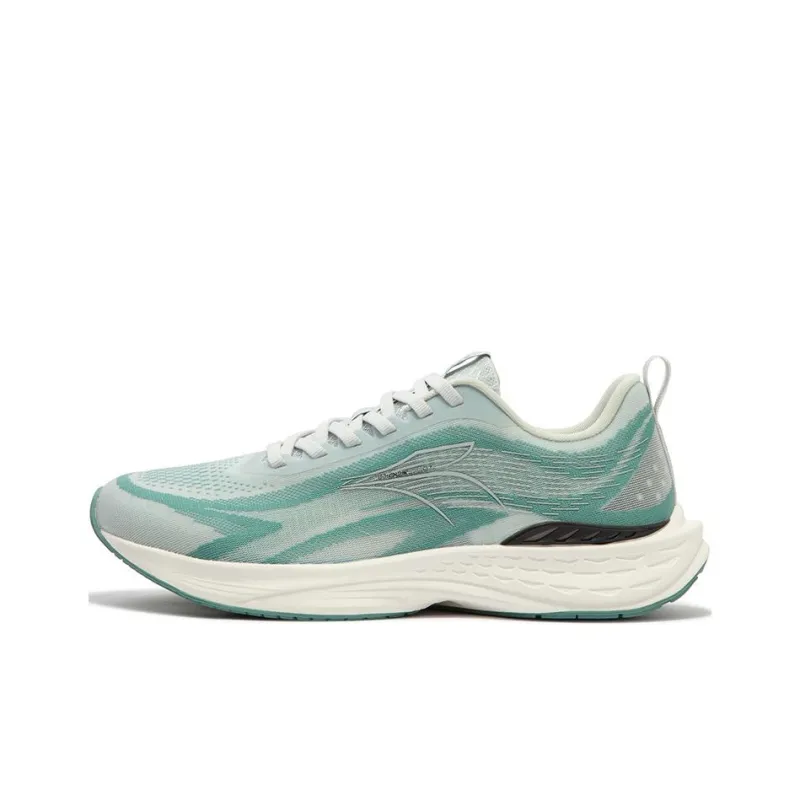 361° Cushioning, Wear Resistant Low Top Running Shoes Men's Gray Cyan-0