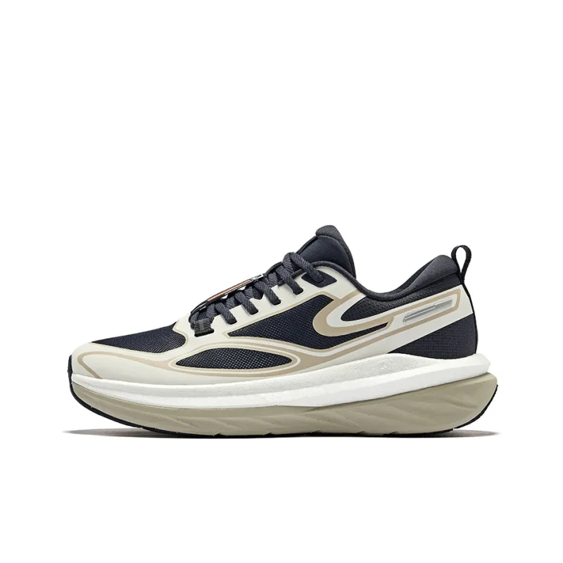 Erke Cushioning Wear Resistant Low Top Trail Running Shoes Men's Summer Breeze Blue Microcrystal White-0