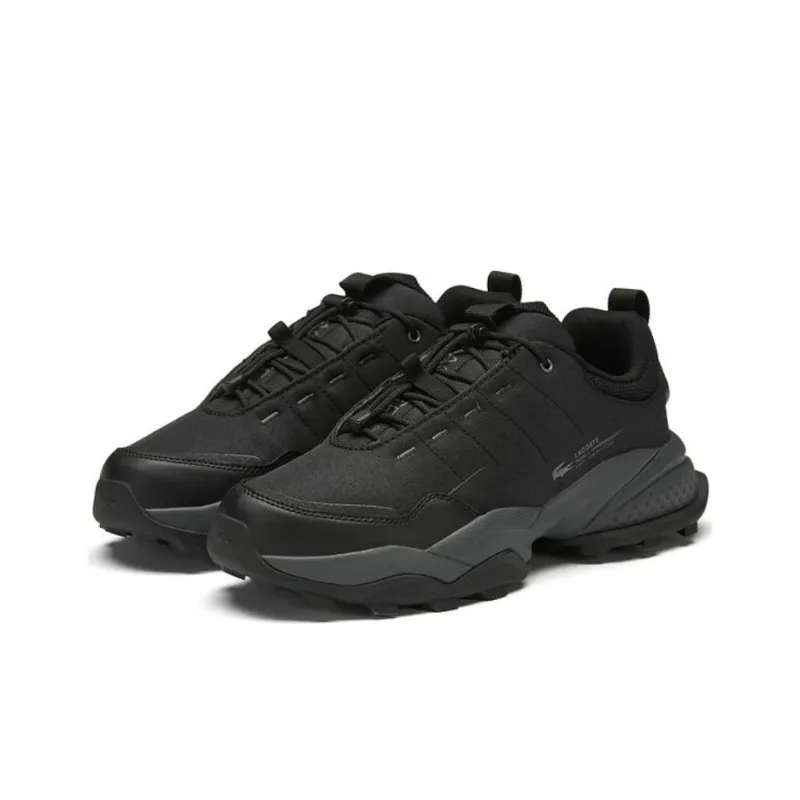 LACOSTE Low Top Casual Shoes Men's Black-2
