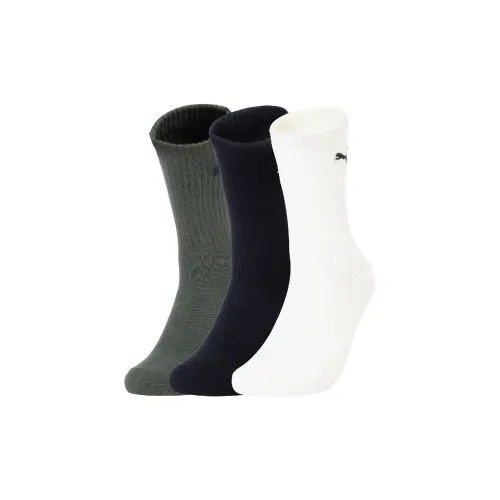 PUMA Mid Calf Socks Unisex 3 Pack